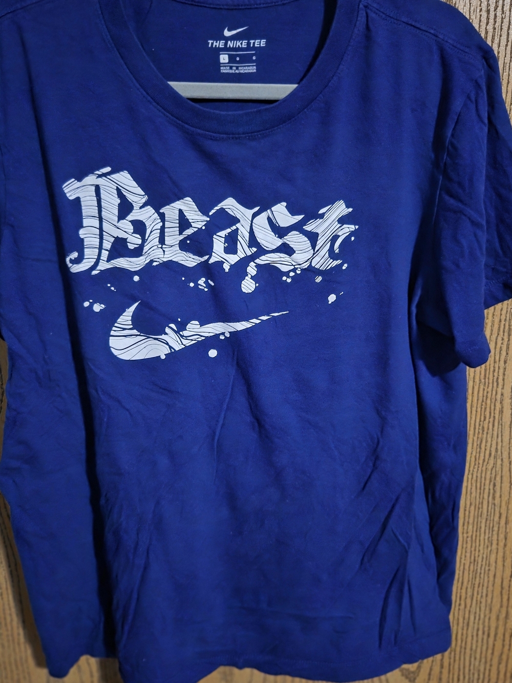 Nike Men’s 'Beast' Graphic Tee - Blue
